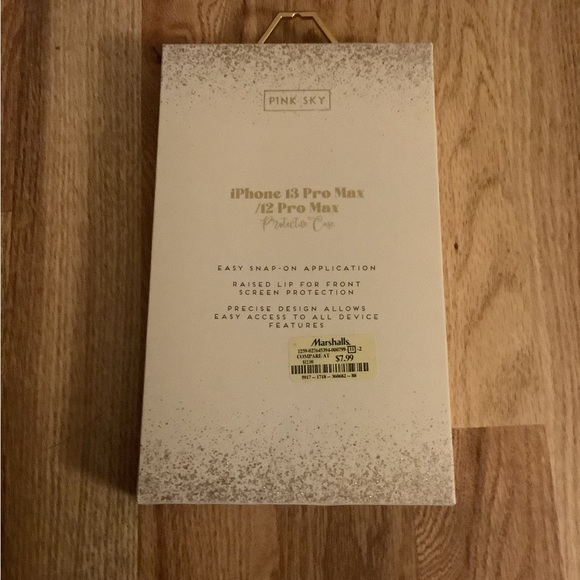 Unopened, unused, pink sparkly iPhone case. Fits the iPhone 13/12 Pro Max - Picture 3 of 3